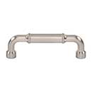 Top Knobs [TK3413BSN] Die Cast Zinc Cabinet Pull Handle - Lavington Series - Standard Size - Brushed Satin Nickel Finish - 3 3/4" C/C - 4 5/16" L