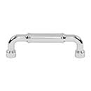 Top Knobs [TK3413PC] Die Cast Zinc Cabinet Pull Handle - Lavington Series - Standard Size - Polished Chrome Finish - 3 3/4" C/C - 4 5/16" L