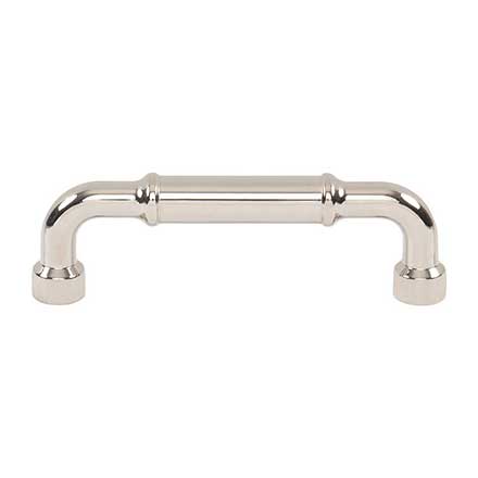 Top Knobs [TK3413PN] Die Cast Zinc Cabinet Pull Handle - Lavington Series - Standard Size - Polished Nickel Finish - 3 3/4" C/C - 4 5/16" L