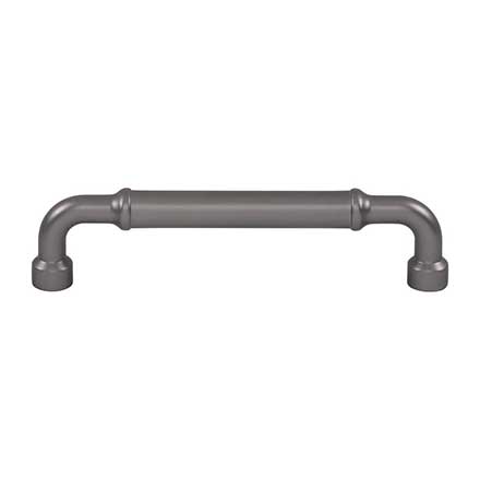 Top Knobs [TK3414AG] Die Cast Zinc Cabinet Pull Handle - Lavington Series - Oversized - Ash Gray Finish - 5 1/16" C/C - 5 5/8" L