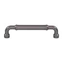 Top Knobs [TK3414AG] Die Cast Zinc Cabinet Pull Handle - Lavington Series - Oversized - Ash Gray Finish - 5 1/16" C/C - 5 5/8" L