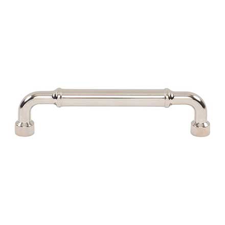 Top Knobs [TK3414PN] Die Cast Zinc Cabinet Pull Handle - Lavington Series - Oversized - Polished Nickel Finish - 5 1/16" C/C - 5 5/8" L
