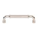 Top Knobs [TK3414PN] Die Cast Zinc Cabinet Pull Handle - Lavington Series - Oversized - Polished Nickel Finish - 5 1/16" C/C - 5 5/8" L