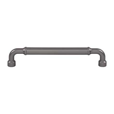 Top Knobs [TK3415AG] Die Cast Zinc Cabinet Pull Handle - Lavington Series - Oversized - Ash Gray Finish - 6 5/16" C/C - 6 7/8" L