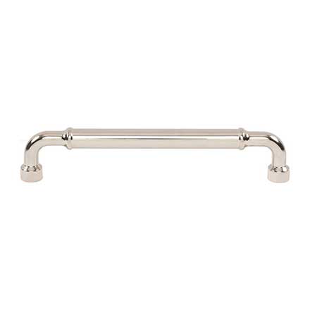 Top Knobs [TK3415PN] Die Cast Zinc Cabinet Pull Handle - Lavington Series - Oversized - Polished Nickel Finish - 6 5/16" C/C - 6 7/8" L