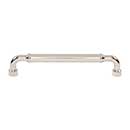 Top Knobs [TK3415PN] Die Cast Zinc Cabinet Pull Handle - Lavington Series - Oversized - Polished Nickel Finish - 6 5/16" C/C - 6 7/8" L