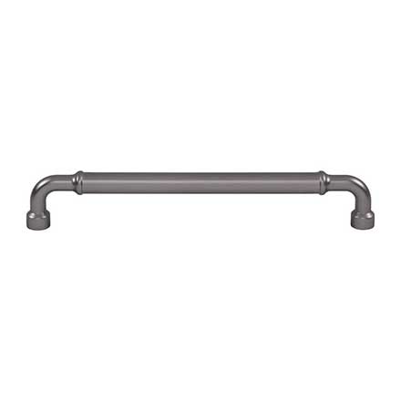 Top Knobs [TK3416AG] Die Cast Zinc Cabinet Pull Handle - Lavington Series - Oversized - Ash Gray Finish - 7 9/16" C/C - 8 1/8" L