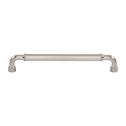 Top Knobs [TK3416BSN] Die Cast Zinc Cabinet Pull Handle - Lavington Series - Oversized - Brushed Satin Nickel Finish - 7 9/16" C/C - 8 1/8" L