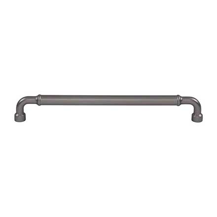 Top Knobs [TK3417AG] Die Cast Zinc Cabinet Pull Handle - Lavington Series - Oversized - Ash Gray Finish - 8 13/16" C/C - 9 3/8" L