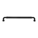 Top Knobs [TK3417BLK] Die Cast Zinc Cabinet Pull Handle - Lavington Series - Oversized - Flat Black Finish - 8 13/16" C/C - 9 3/8" L