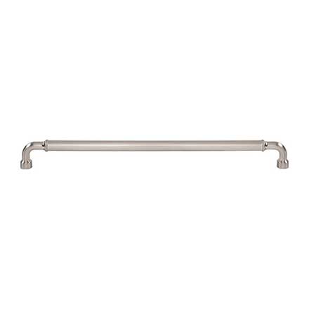 Top Knobs [TK3418BSN] Die Cast Zinc Cabinet Pull Handle - Lavington Series - Oversized - Brushed Satin Nickel Finish - 12" C/C - 12 9/16" L