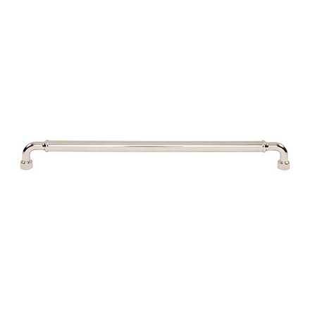 Top Knobs [TK3419PN] Die Cast Zinc Cabinet Pull Handle - Lavington Series - Oversized - Polished Nickel Finish - 18" C/C - 18 9/16" L