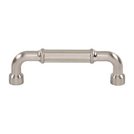 Top Knobs [TK3402BSN] Die Cast Zinc Cabinet Pull Handle - Pemberton Series - Standard Size - Brushed Satin Nickel Finish - 3 3/4" C/C - 4 5/16" L