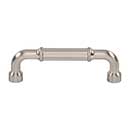 Top Knobs [TK3402BSN] Die Cast Zinc Cabinet Pull Handle - Pemberton Series - Standard Size - Brushed Satin Nickel Finish - 3 3/4" C/C - 4 5/16" L