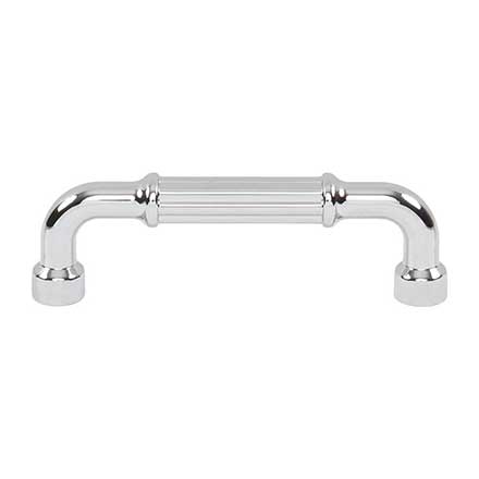 Top Knobs [TK3402PC] Die Cast Zinc Cabinet Pull Handle - Pemberton Series - Standard Size - Polished Chrome Finish - 3 3/4" C/C - 4 5/16" L