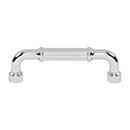 Top Knobs [TK3402PC] Die Cast Zinc Cabinet Pull Handle - Pemberton Series - Standard Size - Polished Chrome Finish - 3 3/4" C/C - 4 5/16" L