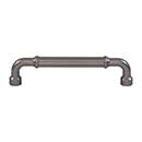 Top Knobs [TK3403AG] Die Cast Zinc Cabinet Pull Handle - Pemberton Series - Oversized - Ash Gray Finish - 5 1/16" C/C - 5 5/8" L