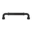 Top Knobs [TK3403BLK] Die Cast Zinc Cabinet Pull Handle - Pemberton Series - Oversized - Flat Black Finish - 5 1/16" C/C - 5 5/8" L