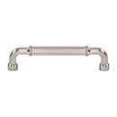 Top Knobs [TK3403BSN] Die Cast Zinc Cabinet Pull Handle - Pemberton Series - Oversized - Brushed Satin Nickel Finish - 5 1/16" C/C - 5 5/8" L
