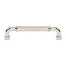 Top Knobs [TK3403PN] Die Cast Zinc Cabinet Pull Handle - Pemberton Series - Oversized - Polished Nickel Finish - 5 1/16" C/C - 5 5/8" L