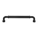 Top Knobs [TK3404BLK] Die Cast Zinc Cabinet Pull Handle - Pemberton Series - Oversized - Flat Black Finish - 6 5/16" C/C - 6 7/8" L