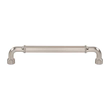 Top Knobs [TK3404BSN] Die Cast Zinc Cabinet Pull Handle - Pemberton Series - Oversized - Brushed Satin Nickel Finish - 6 5/16" C/C - 6 7/8" L