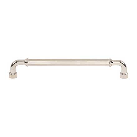 Top Knobs [TK3405PN] Die Cast Zinc Cabinet Pull Handle - Pemberton Series - Oversized - Polished Nickel Finish - 7 9/16" C/C - 8 1/8" L