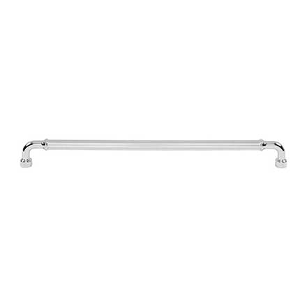 Top Knobs [TK3408PC] Die Cast Zinc Cabinet Pull Handle - Pemberton Series - Oversized - Polished Chrome Finish - 18" C/C - 18 9/16" L