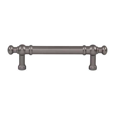 Top Knobs [TK3301AG] Die Cast Zinc Cabinet Pull Handle - Wetherby Series - Standard Size - Ash Gray Finish - 3 3/4" C/C - 5 5/16" L