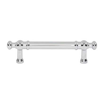 Top Knobs [TK3301PC] Die Cast Zinc Cabinet Pull Handle - Wetherby Series - Standard Size - Polished Chrome Finish - 3 3/4" C/C - 5 5/16" L