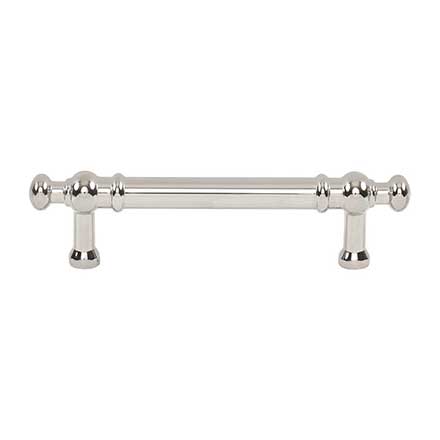 Top Knobs [TK3301PN] Die Cast Zinc Cabinet Pull Handle - Wetherby Series - Standard Size - Polished Nickel Finish - 3 3/4" C/C - 5 5/16" L