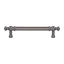 Top Knobs [TK3302AG] Die Cast Zinc Cabinet Pull Handle - Wetherby Series - Oversized - Ash Gray Finish - 5 1/16" C/C - 6 1/2" L