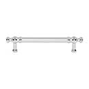 Top Knobs [TK3302PC] Die Cast Zinc Cabinet Pull Handle - Wetherby Series - Oversized - Polished Chrome Finish - 5 1/16" C/C - 6 1/2" L
