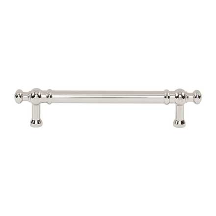Top Knobs [TK3302PN] Die Cast Zinc Cabinet Pull Handle - Wetherby Series - Oversized - Polished Nickel Finish - 5 1/16" C/C - 6 1/2" L