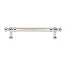 Top Knobs [TK3302PN] Die Cast Zinc Cabinet Pull Handle - Wetherby Series - Oversized - Polished Nickel Finish - 5 1/16" C/C - 6 1/2" L