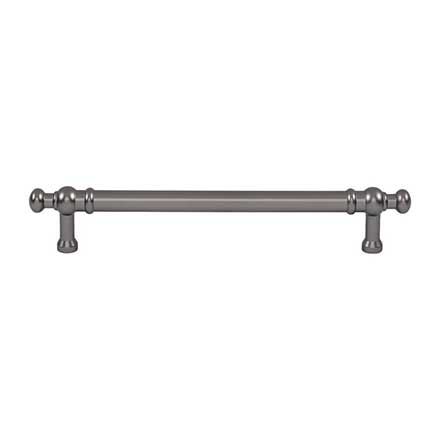 Top Knobs [TK3303AG] Die Cast Zinc Cabinet Pull Handle - Wetherby Series - Oversized - Ash Gray Finish - 6 5/16" C/C - 7 7/8" L