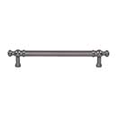 Top Knobs [TK3303AG] Die Cast Zinc Cabinet Pull Handle - Wetherby Series - Oversized - Ash Gray Finish - 6 5/16" C/C - 7 7/8" L