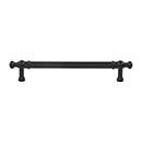 Top Knobs [TK3303BLK] Die Cast Zinc Cabinet Pull Handle - Wetherby Series - Oversized - Flat Black Finish - 6 5/16" C/C - 7 7/8" L