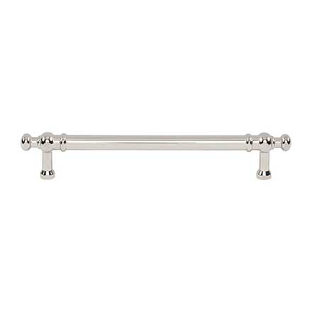 Top Knobs [TK3303PN] Die Cast Zinc Cabinet Pull Handle - Wetherby Series - Oversized - Polished Nickel Finish - 6 5/16" C/C - 7 7/8" L