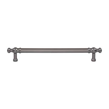 Top Knobs [TK3304AG] Die Cast Zinc Cabinet Pull Handle - Wetherby Series - Oversized - Ash Gray Finish - 7 9/16" C/C - 9 1/8" L