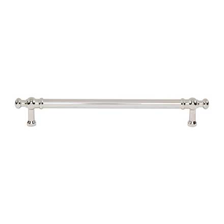 Top Knobs [TK3304PN] Die Cast Zinc Cabinet Pull Handle - Wetherby Series - Oversized - Polished Nickel Finish - 7 9/16" C/C - 9 1/8" L