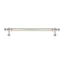 Top Knobs [TK3304PN] Die Cast Zinc Cabinet Pull Handle - Wetherby Series - Oversized - Polished Nickel Finish - 7 9/16" C/C - 9 1/8" L