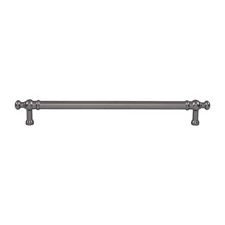 Top Knobs [TK3305AG] Die Cast Zinc Cabinet Pull Handle - Wetherby Series - Oversized - Ash Gray Finish - 8 13/16" C/C - 10 3/8" L
