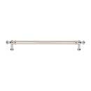 Top Knobs [TK3305PN] Die Cast Zinc Cabinet Pull Handle - Wetherby Series - Oversized - Polished Nickel Finish - 8 13/16" C/C - 10 3/8" L
