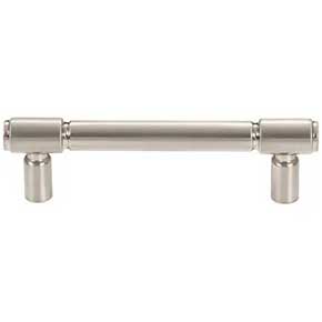 Top Knobs [TK3112BSN] Die Cast Zinc Cabinet Pull Handle - Clarence Series - Standard Size - Brushed Satin Nickel Finish - 3 3/4" C/C - 4 3/4" L