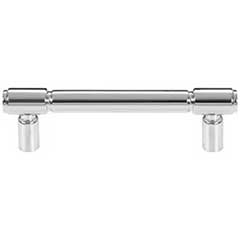 Top Knobs [TK3112PC] Die Cast Zinc Cabinet Pull Handle - Clarence Series - Standard Size - Polished Chrome Finish - 3 3/4&quot; C/C - 4 3/4&quot; L