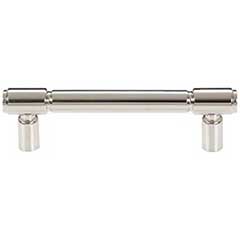 Top Knobs [TK3112PN] Die Cast Zinc Cabinet Pull Handle - Clarence Series - Standard Size - Polished Nickel Finish - 3 3/4&quot; C/C - 4 3/4&quot; L