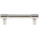 Top Knobs [TK3112PN] Die Cast Zinc Cabinet Pull Handle - Clarence Series - Standard Size - Polished Nickel Finish - 3 3/4&quot; C/C - 4 3/4&quot; L