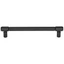 Top Knobs [TK3114BLK] Die Cast Zinc Cabinet Pull Handle - Clarence Series - Oversized - Flat Black Finish - 6 5/16" C/C - 7 5/16" L