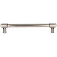 Top Knobs [TK3114BSN] Die Cast Zinc Cabinet Pull Handle - Clarence Series - Oversized - Brushed Satin Nickel Finish - 6 5/16&quot; C/C - 7 5/16&quot; L